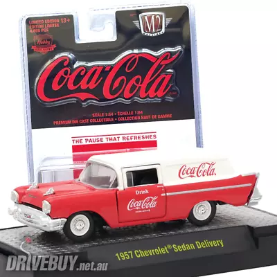 M2 Machines Coca-Cola Coke 1957 Chevy Sedan Delivery 1/64 • $25