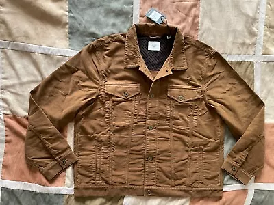 Billy Reid Tobacco Moleskin Tupelo Trucker Jacket XXL Mens NEW • $149.91