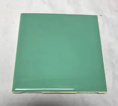 1 Vintage Jadeite Ming Green Ceramic Bathroom Tile  4 Sq. More Available 354-24B • $9.95