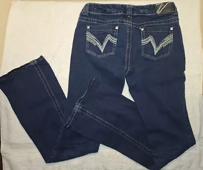 Vanity Women's Jeans Size 28 Inseam 33 1/2 RH# 61046 Dark Wash • $15