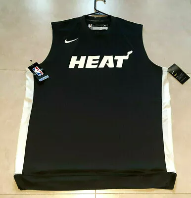 Nike Miami Heat Dri-Fit Team Issued Shooting Shirt AV0967-060 Men's Size L-Tall • $39.99