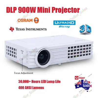 $499.99 • Buy 7000 Lumens DLP 3D Android Projector WIFI Miracast 1080P Home Cinema Multimedia