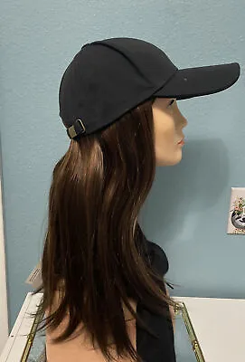 Henry Margu 8219 Long Cap Black In 6H Synthetic Baseball Cap Wig  New W/ Tags • $59.99