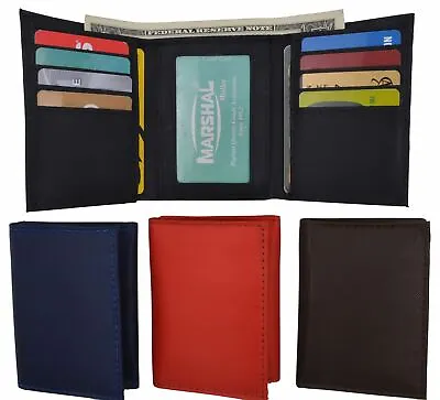 $8.99 • Buy Slim Thin Trifold Boys Credit Card ID Holder Men's Wallet Colors!!!