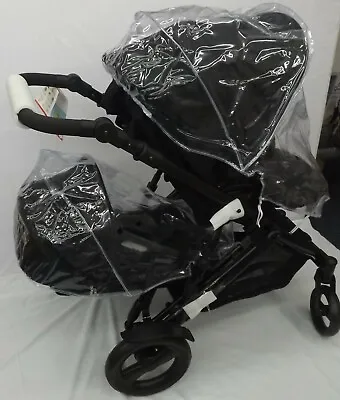 Pvc Raincover X2 Fit Baby Jogger Babyjogger City Select Double Zip Access  • £24.99