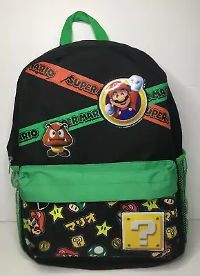 Super Mario Bros Children’s Kids Backpack Back To School Bag • £8.99