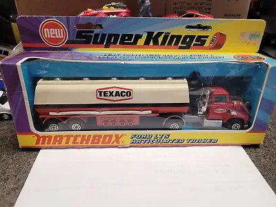 Matchbox Lesney K-16 SUPER KINGS Ford Texaco Tanker  Boxed New Nice!! • $67.99