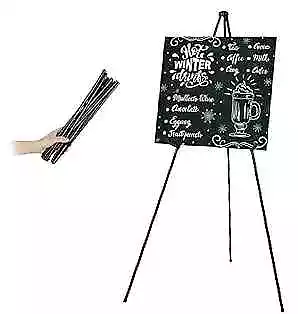  Easel Stand For Display Floor Easels For Signs Black Tripod For 1 Pack-Black • $23.22