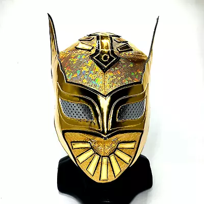 SN Cara Semi-Professional Grade Lucha Wrestling Mask Cosplay Gold Black Colors • $42