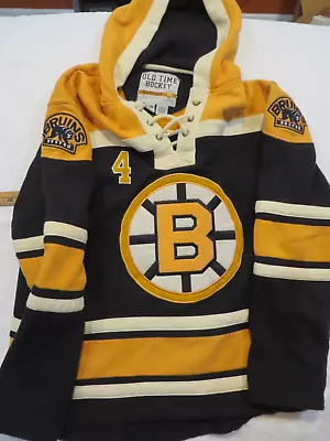 Hard-to-Find Bobby Orr Boston Bruins Old Time Lacer Hoodie Med Embroidered • $59.99