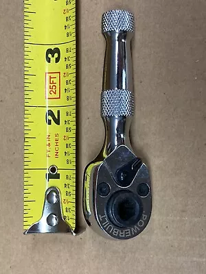 Stubby Ratchet Mini 1/4 Inch Ratchet Wrench Reversible 72 Tooth Tight Spaces • $8.95