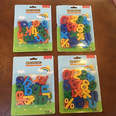 Kids Learning Educational Magnetic Letters Alphabet X 2; Numbers & Symbols X 2 • £9.99