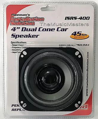 1X ONE 4  Inch Dual Cone Car Stereo Audio SPEAKERS Factory OEM Style Replacement • $17.99