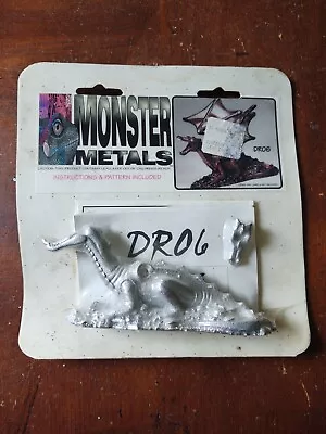 Monster Metals Dragon Dr06 Miniature Lead Figure Sealed D&d • $15.99