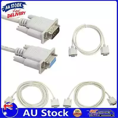 AU Serial RS232 9-Pin Male To Female DB9 9-Pin PC Converter Extension Cable • $8.77