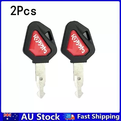 2Pcs Kubota Master Plant Ignition Switch Key For Excavators Diggers Dumper • $12.65