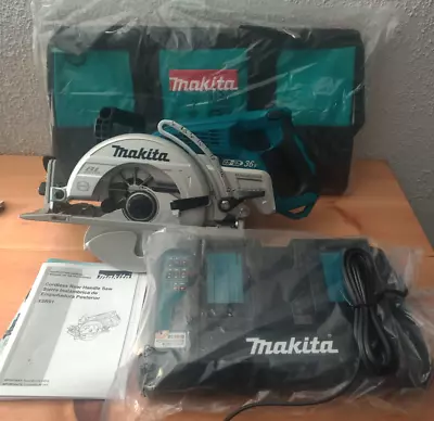 Makita XSR01Z 18V X2 LXT 36V Rear Handle 7 1/4  Circular Saw + Charger + Bag NEW • $209