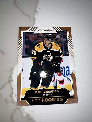 2022-23 Upper Deck O-Pee-Chee Glossy Rookies Marc McLaughlin RC Boston Bruins • $1.99