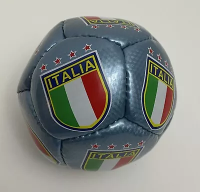 Mini Soccer Ball Italia 4 Inch Blue • $4.99