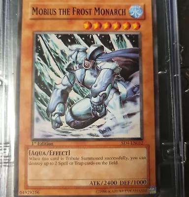 Yu-Gi-Oh Mobius The Frost Monarch Ultimate 1st Edition TCG Card SD4 EN-012  • $31.10