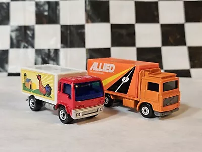 1999 Matchbox #22 Allied Movers Volvo Container Truck Speedy Delivery #48 Farm • $4.06