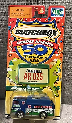 Matchbox Across America 50th Birthday Series Arkansas Auxiliary-Power Truck • $12.79