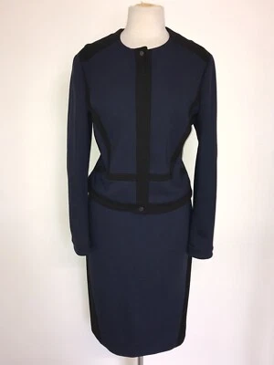 £3.20 • Buy JAEGER - Ladies NAVY BLUE SKIRT SUIT - Size 14 - GORGEOUS