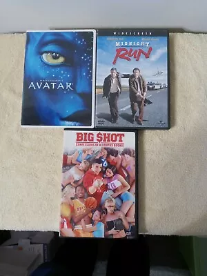 5 Dvd Movie Bundle ( Avatar Midnight Run Big Shot  Weekend At Bernie's... • $16