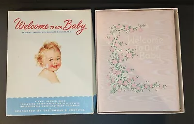 Vintage Baby Album Record Book 1950s Girl Pink NIB • $16.99