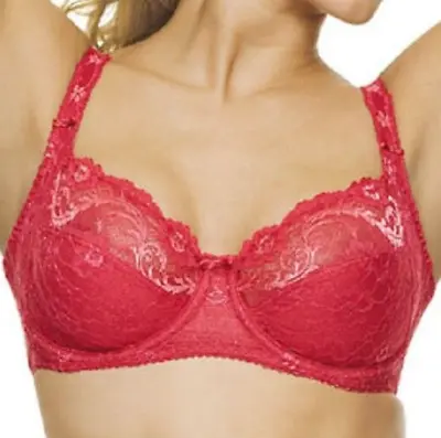 Fantasie 30J Gabrielle Underwired Full Cup Bra Red 6303 • £10