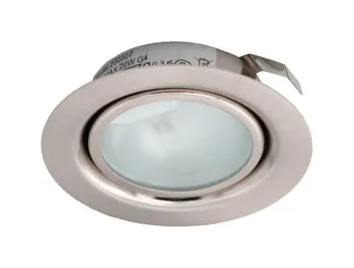 12v 20w Halogen Recessed Cabinet Light Stainless Steel Low Voltage LMLVSS01 • £6.45