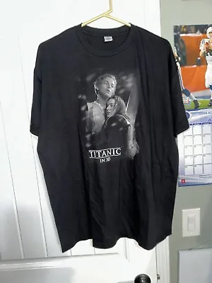 1998 Vintage Titanic 3D Movie Promo T Shirt Leonardo Dicaprio Mens 90s Size XL‼️ • $59.99