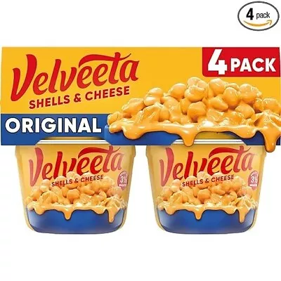 Velveeta Shells & Cheese Original Microwavable 2.39 Oz 4 Cups; Free Shipping • $9.99