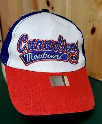 New Montreal Canadiens NHL Hockey BLUE-RED-WHITE Adjustable Cap Hat • $14.57