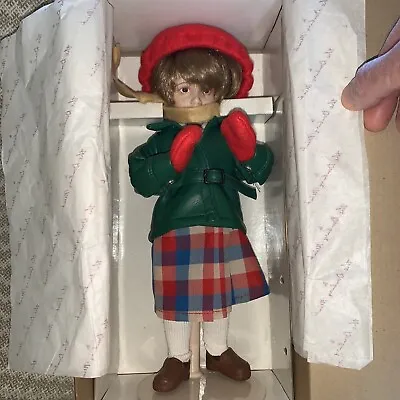 $35 • Buy Norman Rockwell's  Little Girl & Her Doll  Porcelain Doll, Danbury Mint, NEW 