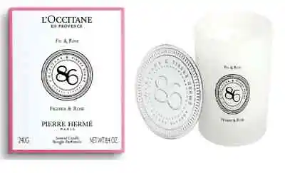 L'Occitane En Provence FIG & ROSE Scented Candle 8.4 Oz NIB 240 Gr NIB • $72.50