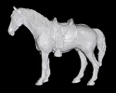 HORSE McCLELLAN SADDLE O On30 1:48 Model Railroad Unpainted Resin Figure AMCO80 • $18.31