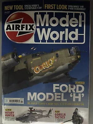 Airfix Model World Magazine May 2024 Ford 'H' Takom Ah-64E Apache 3d-printed • £8.99