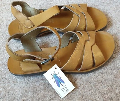 £12 • Buy Brand New Fly Women’s Sandals In Mustard Leather UK Size 4 
