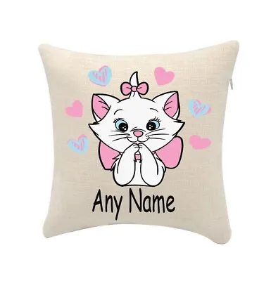 £5.99 • Buy Marie Aristocats Cushion Personalise Any Name (cover Only) 20cmx20cm