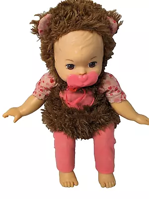 Little Mommy Dress Up Cute Fluffy Bear Doll Fisher-Price-Mattel 12 -2010 • $23.99