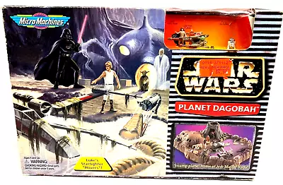 Star Wars Planet Dagobah Playset MicroMachines Galoob 65859. 1994 • $49