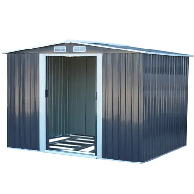 10x8 8x6 6x4 Metal Shed Garden Outdoor Storage Shed House Heavy Galvanized Steel • £155.95