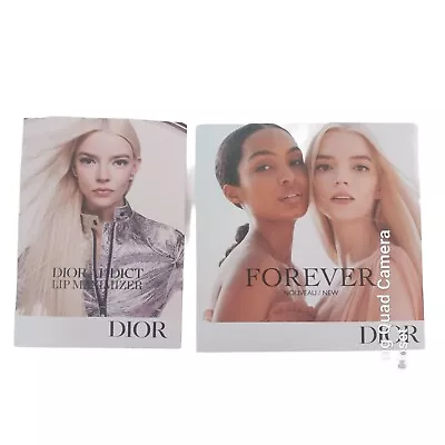 Dior Forever Foundation & Lip Addict Maximizer Gloss Sample Card Set • $19.99