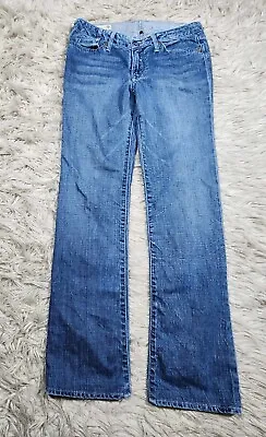 J & Company Jeans Womens's Size 30 Blue Mid Rise Straight Leg Denim Pants • $17.87