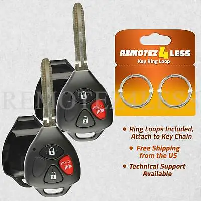 2 For 2009 2010 2011 2012 2013 2014 Toyota Venza Remote Shell Case Car Key Cover • $7.95