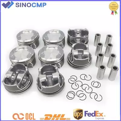 M278 Engine Piston Set For Benz X166 W221 W222 GL500 S500 GLS500 4.6T 4.7T 11-19 • $278