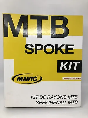 Various MAVIC Mountain Bike MTB Spokes Black Silver 36 Variations SELECT-A-SIZE • $8.54