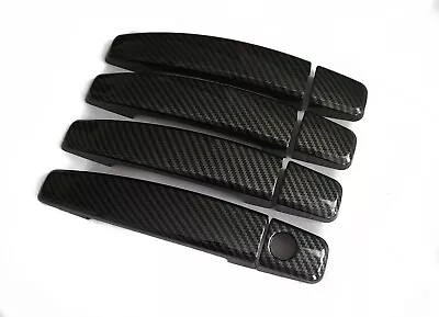 Carbon Fibre Style Door Handle Covers For VF Holden Commodore - SS SV6 Evoke SSV • $69.90