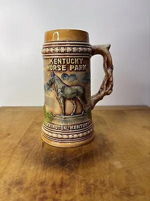 Vintage Kentucky Horse Park Lexington KY. Man-o-war Beer Stein Made In Japan • $20